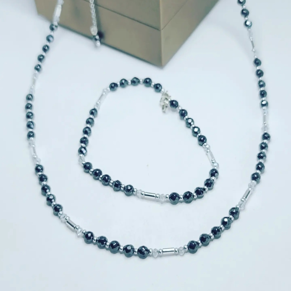 Hematite necklace